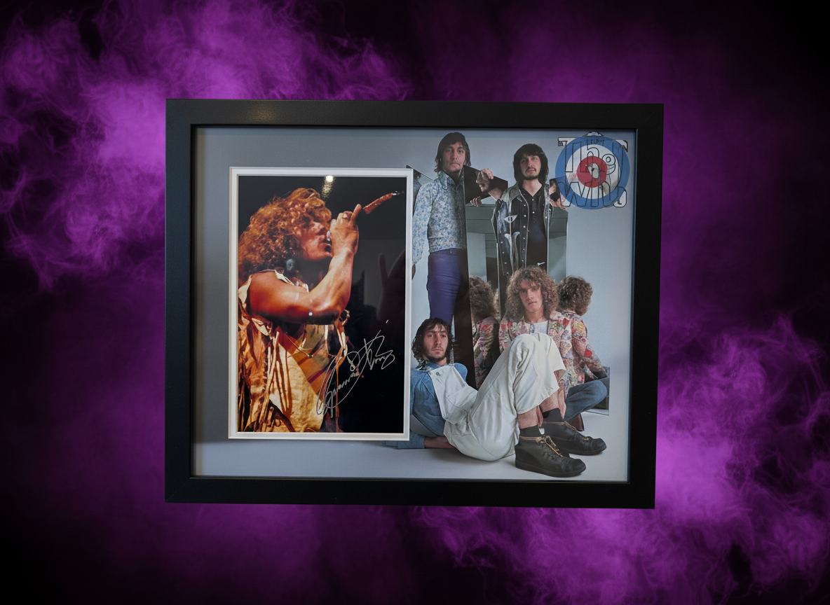 The Who - Roger Daltrey Hand Signed Photograph