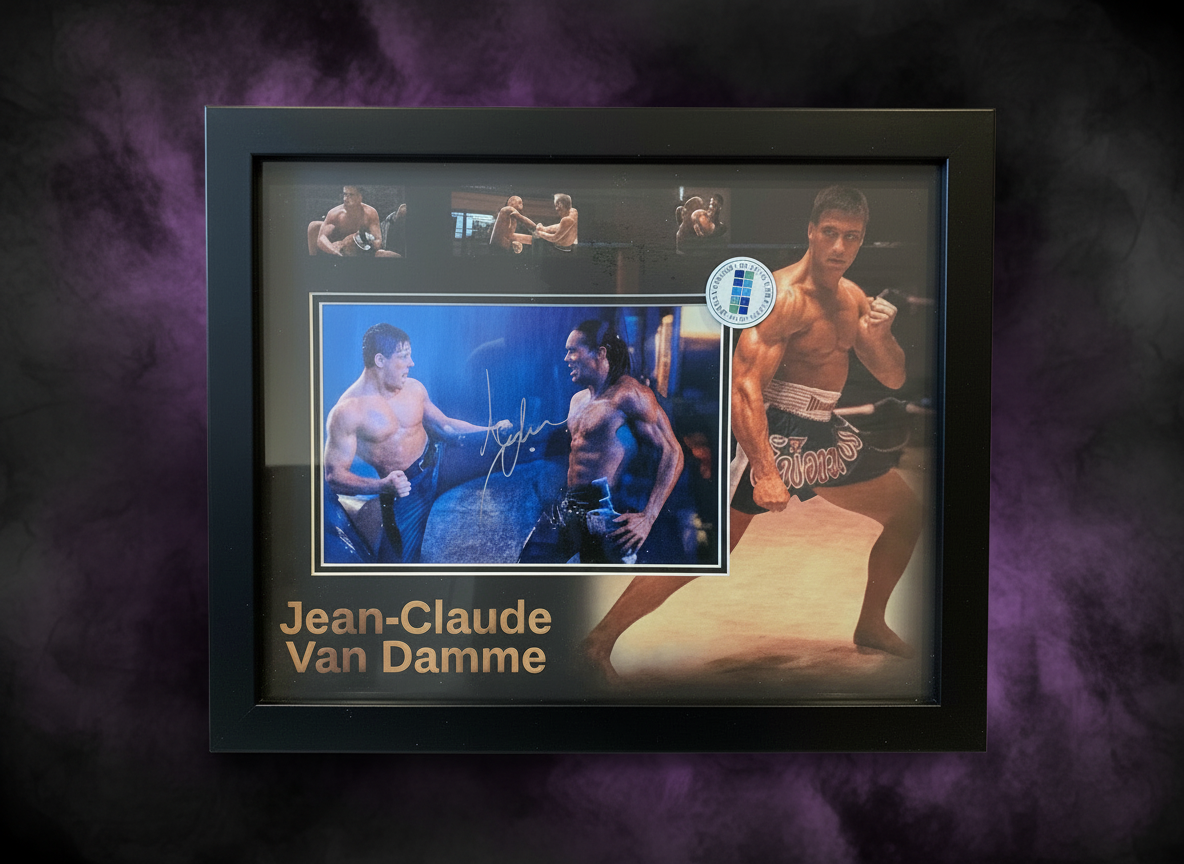 Jean-Claude Van Damme Kickboxer Hand Signed Photograph
