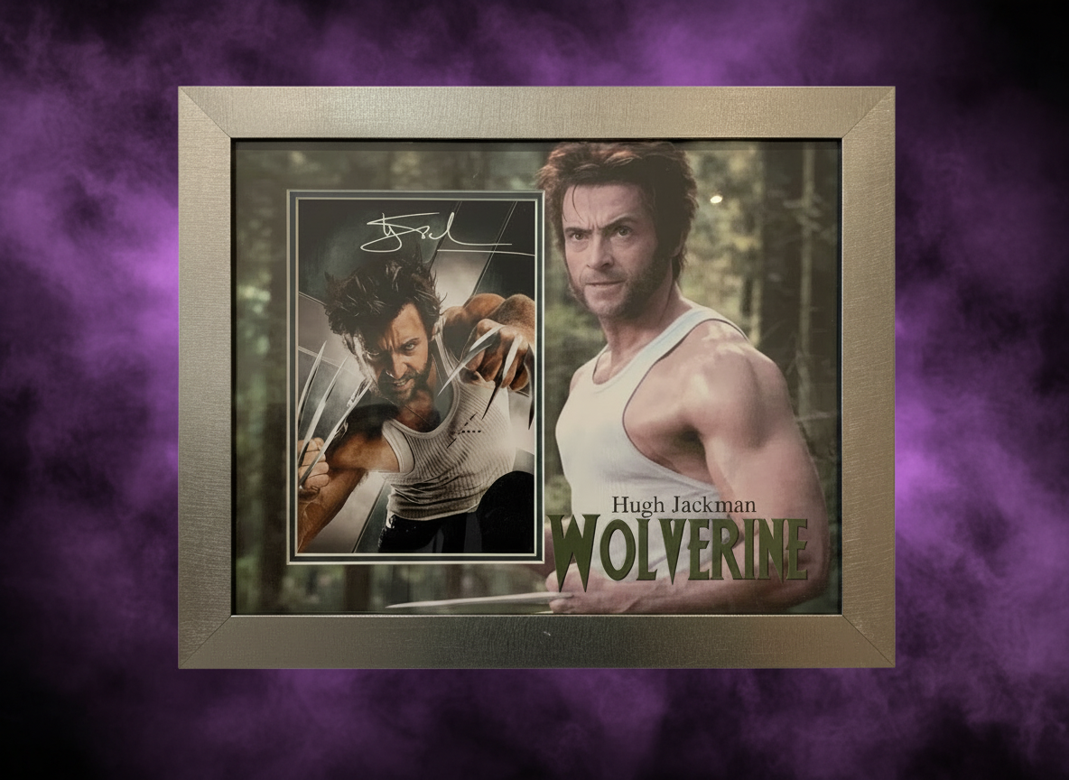 Wolverine Hugh Jackman Hand Signed Photograph
