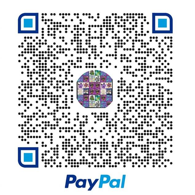 A qr code that says paypal on it