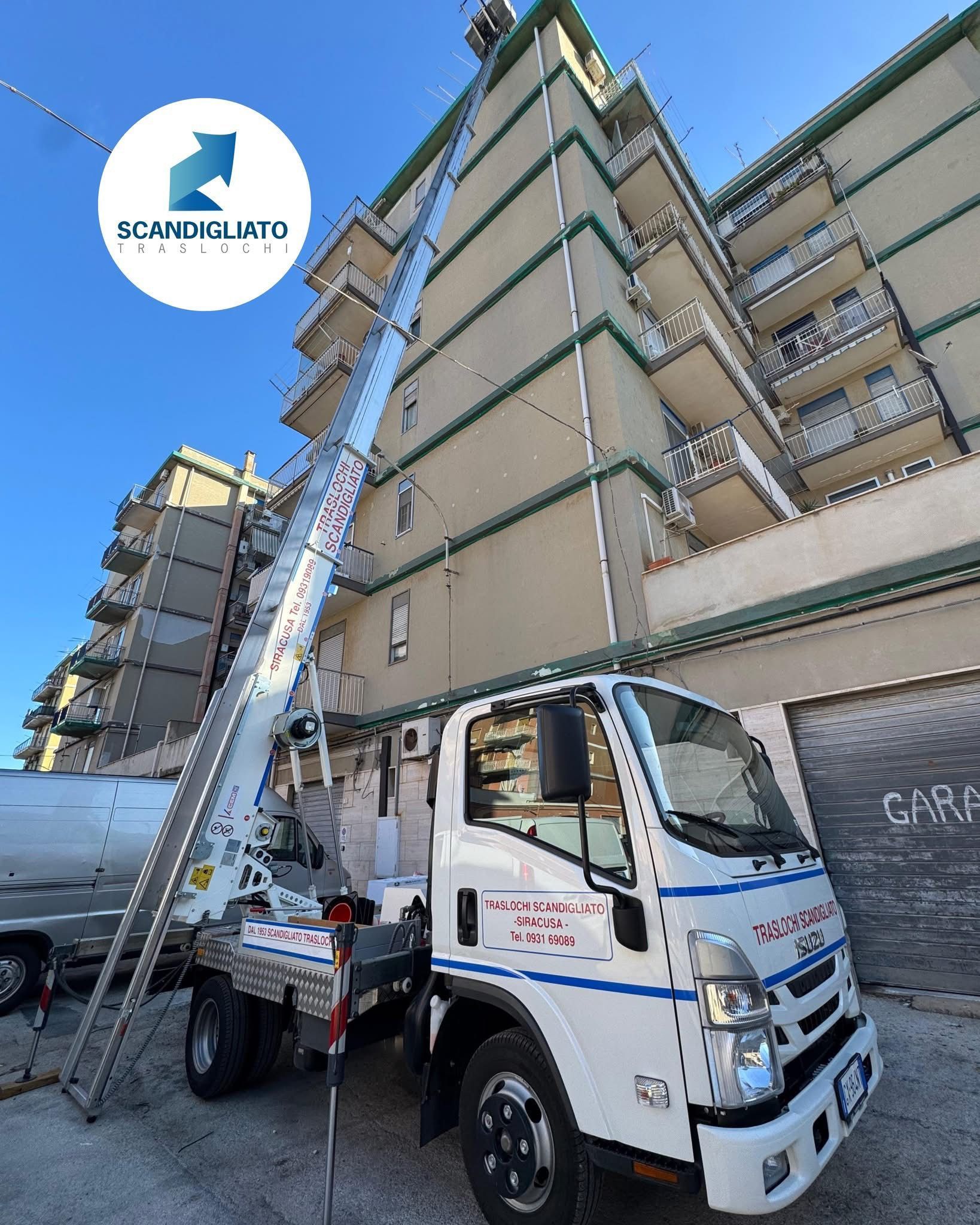 Noleggio gru per trasloco