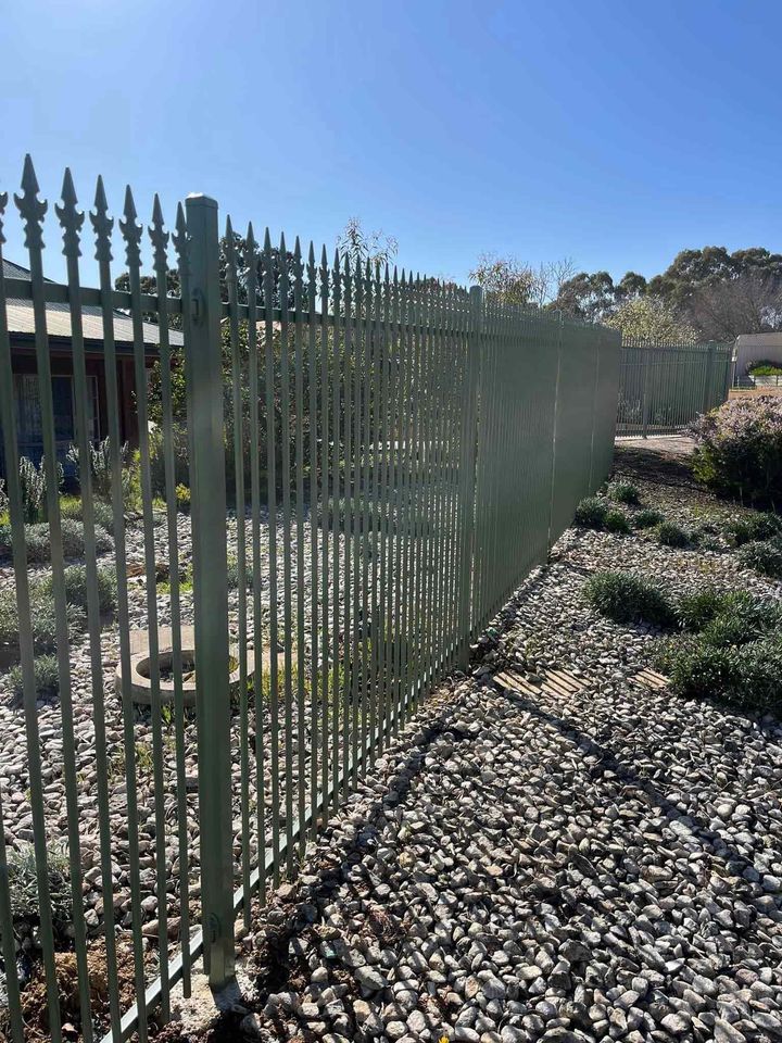 Green metal fence | Roseworthy, SA | Bazza's Fencing