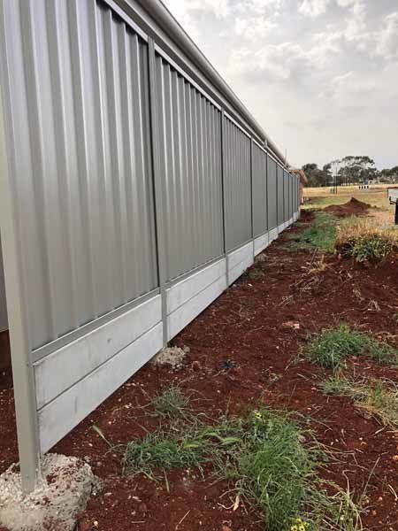 New metal fence | Roseworthy, SA | Bazza's Fencing