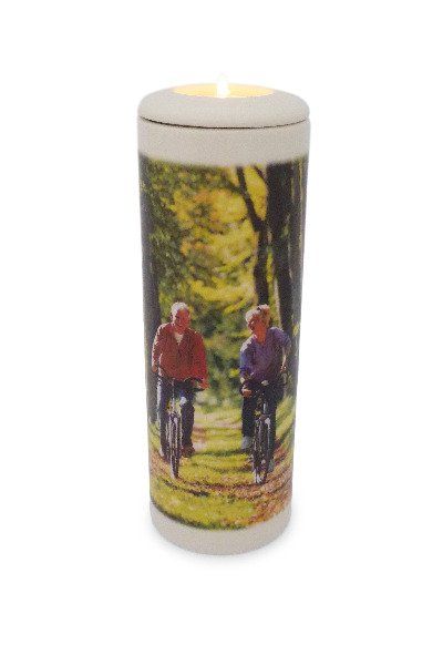 Photo cremation urn