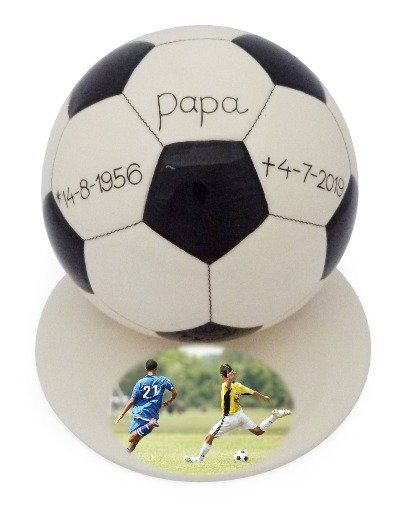 foto urn voetbal - met eigen foto