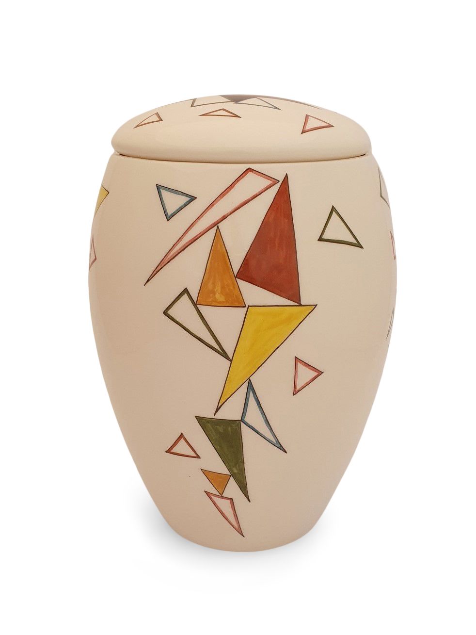 Urn Mozaiek hand beschilderd model PU-2 met of zonder waxine