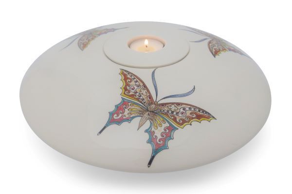 Urn bowl - Butterfly art deco