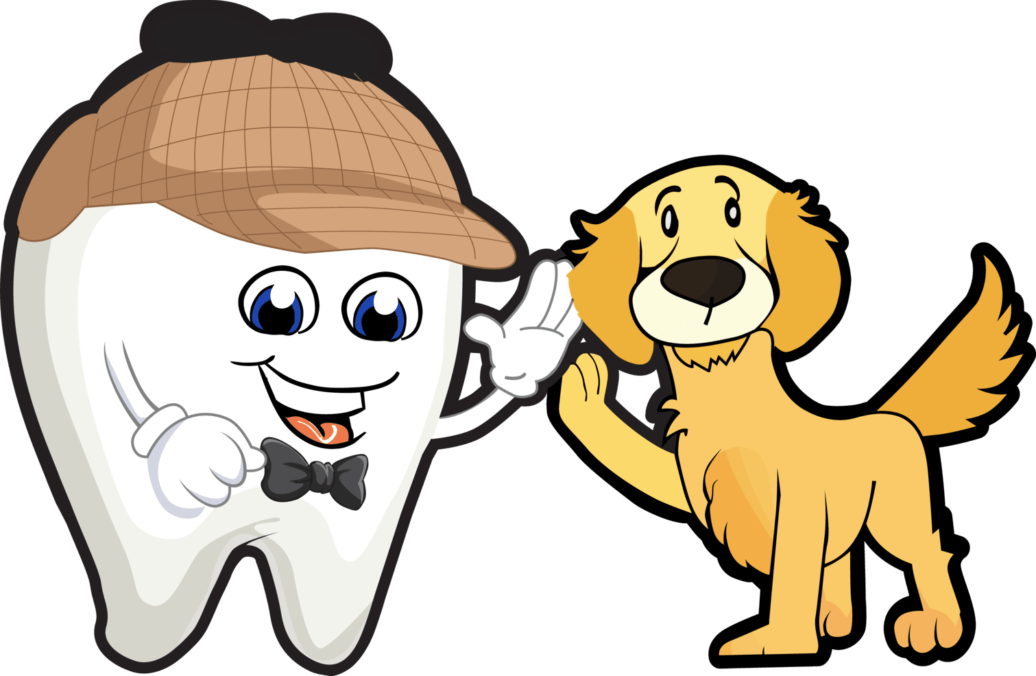 Sherlock Tooth | Tooth Holding Magnifying Glass | Tooth With A Hat | Cavity Detective | Best Pediatric Dentist In Tinton Falls, NJ