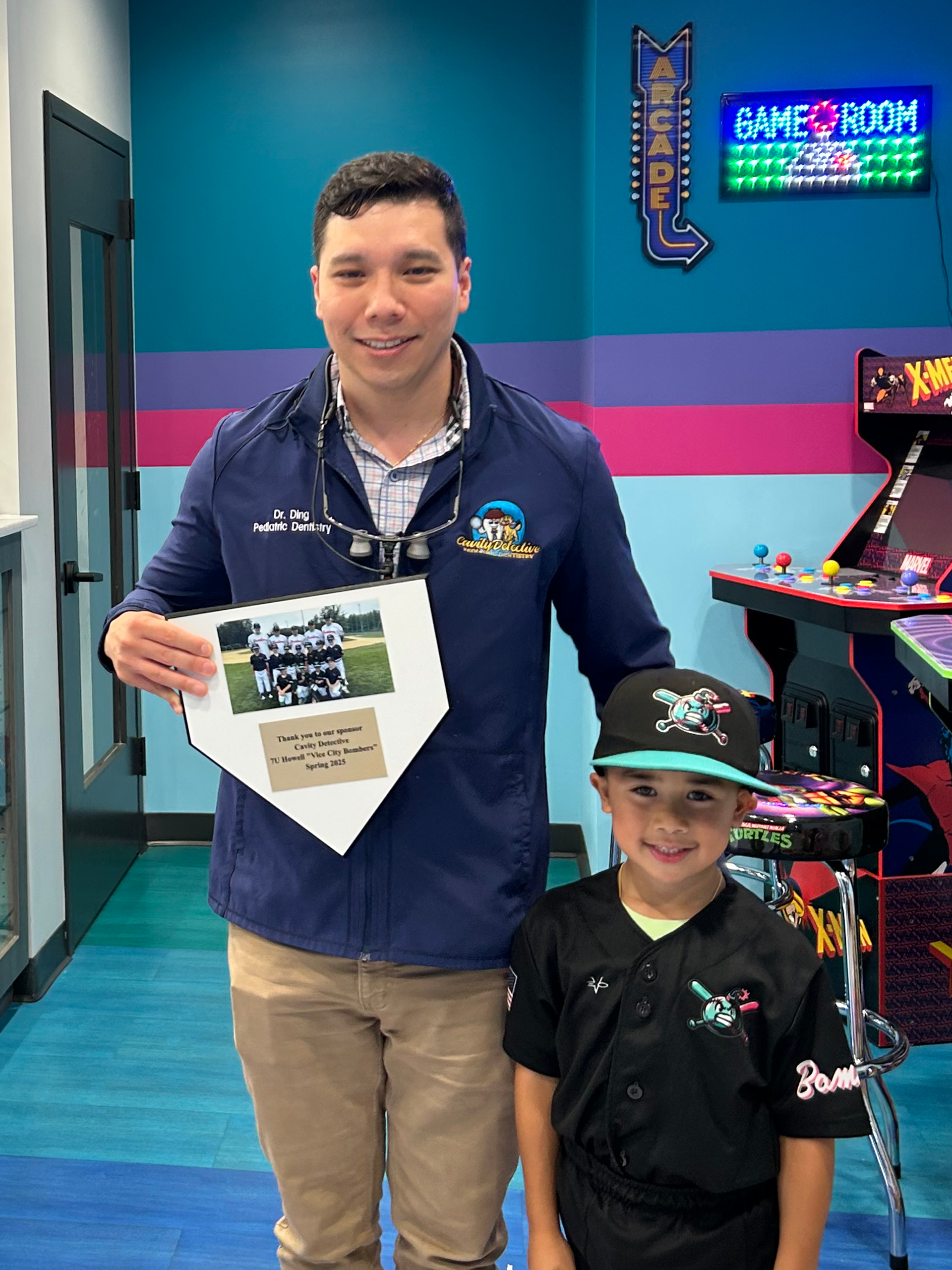 Cavity Detective Pediatric Dentistry logo with framed 