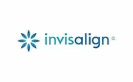 The Invisalign logo is on a white background.