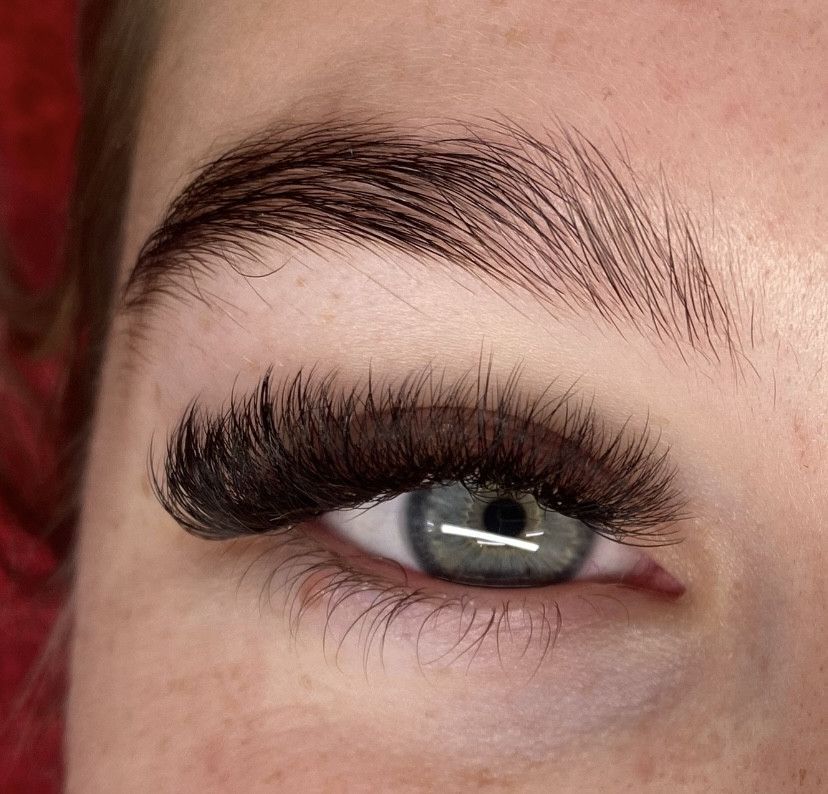 Close-up Of A Person's Eye With Blue Iris, Visible Eyelashes — Penelope's Beauty in Medowie, NSW