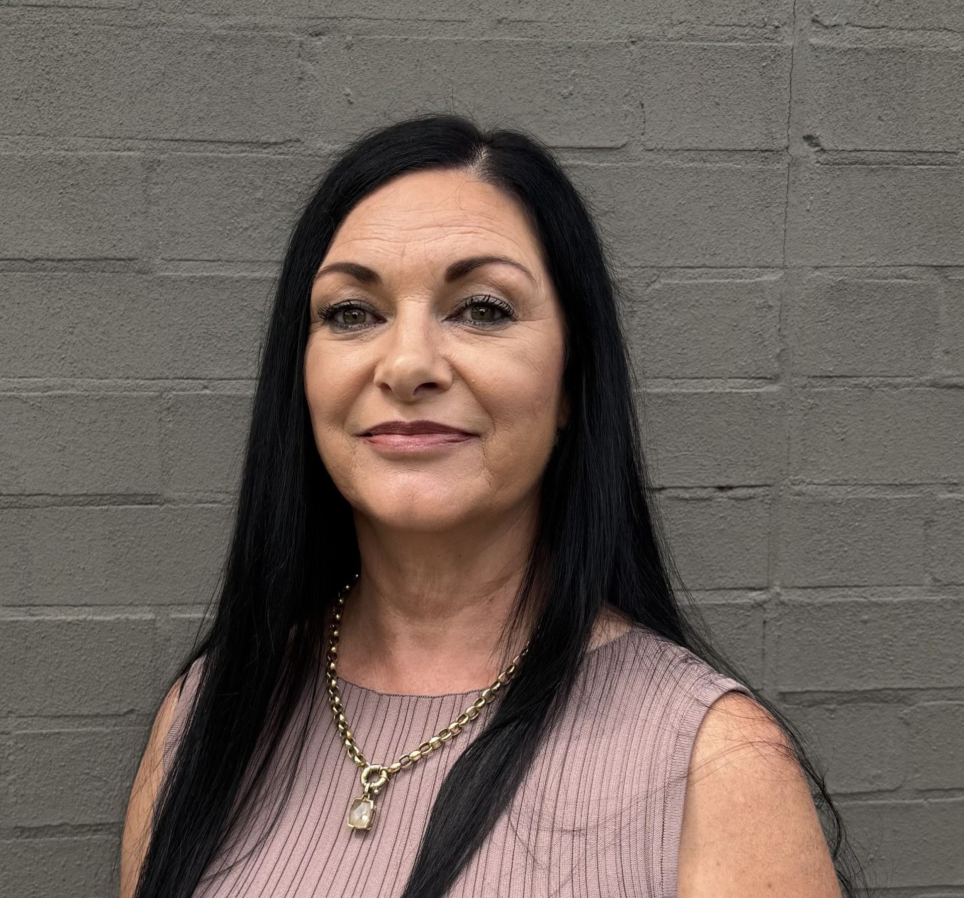 Woman With Red Glasses And Black Shirt — Penelope's Beauty in Raymond Terrace, NSW