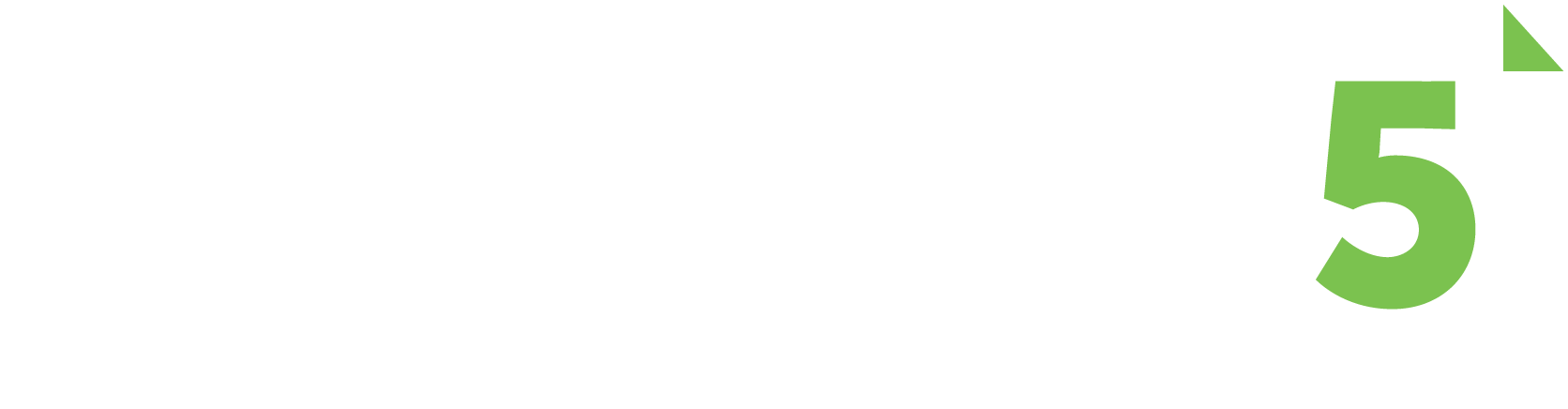 Avenue 5 Residential white logo.