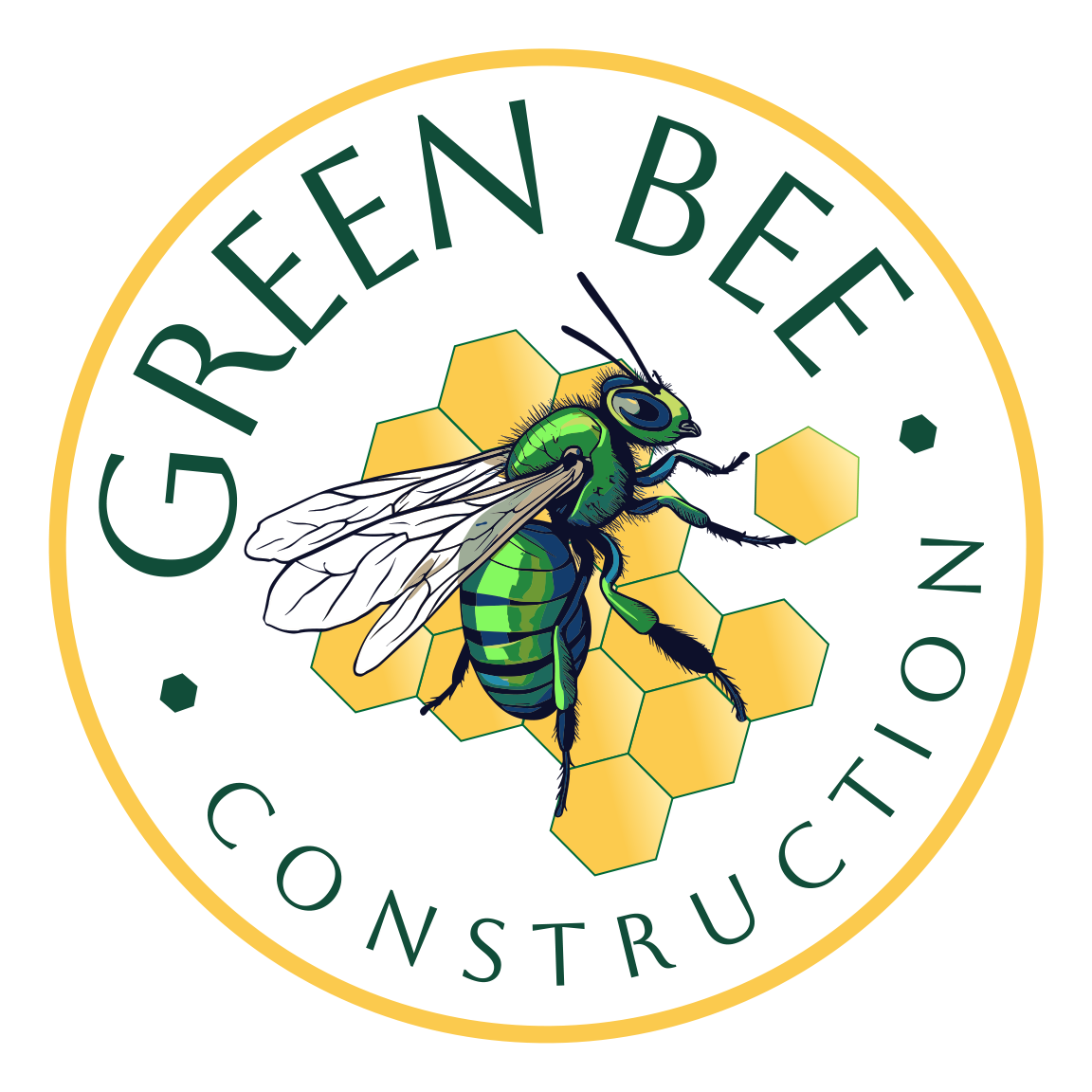 Green Bee Construction Logo