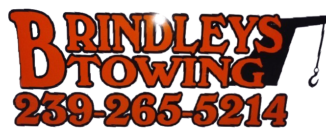 A logo for brindley 's towing with a phone number