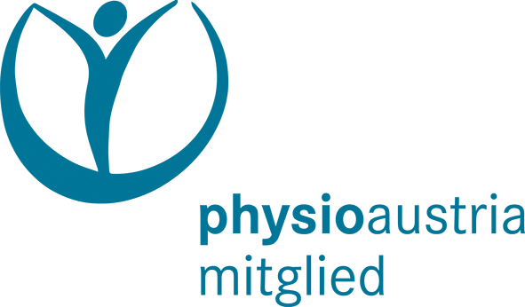 Ein Logo für die Familienpraxis Kirchberg mit einem orangefarbenen Kreis