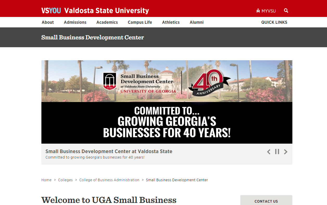 Valdosta State University Small Business Development Center