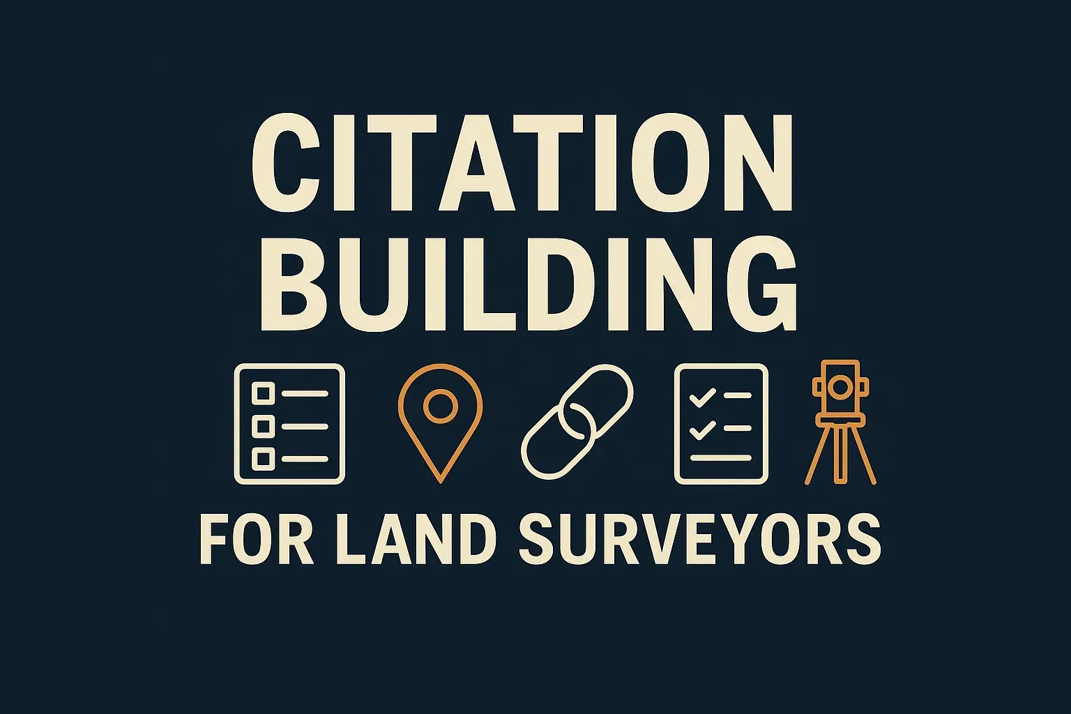 citation building for land surveyors