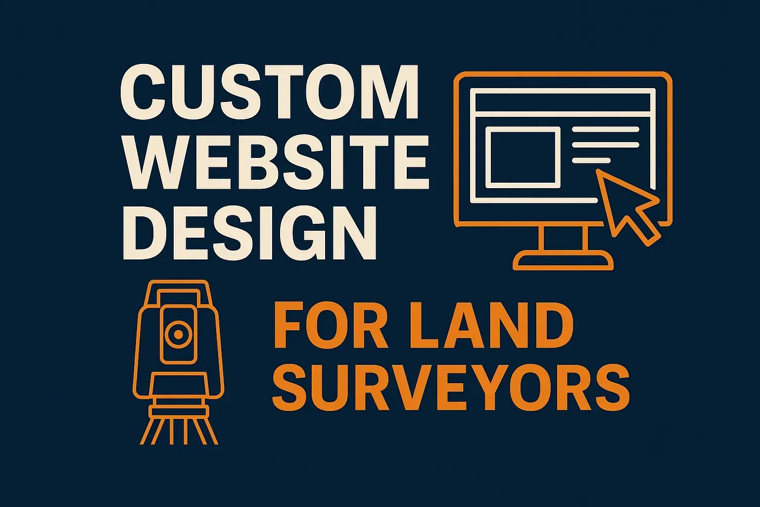 custom website design for land surveyors