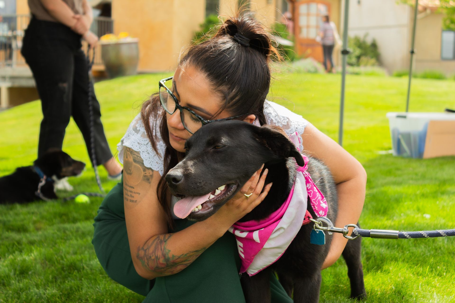 Pupper Bridge Adoption Day at the Winery
