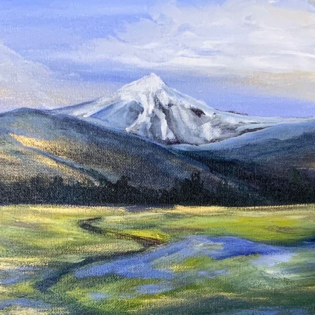 Paint PNW landscape