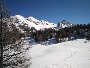 Vallons enneigées dans le Queyras 