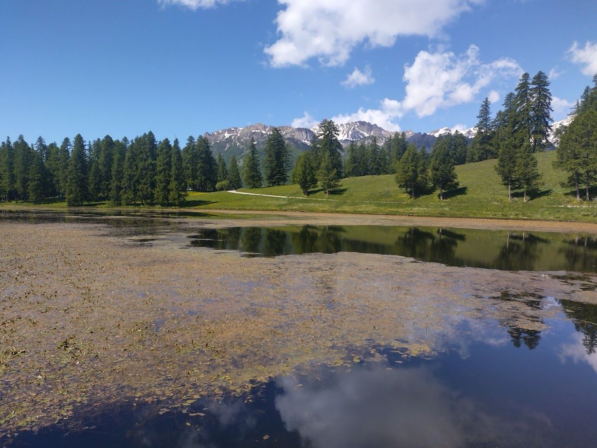 Le lac de Roux dans le Queyras