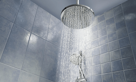 shower space