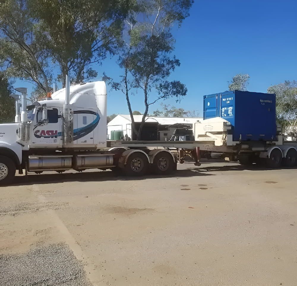 A Semi Truck With The Word Cash On The Side — Go Pack Yourself in Braitling, NT