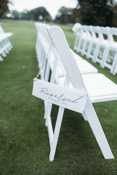 White chairs with 
