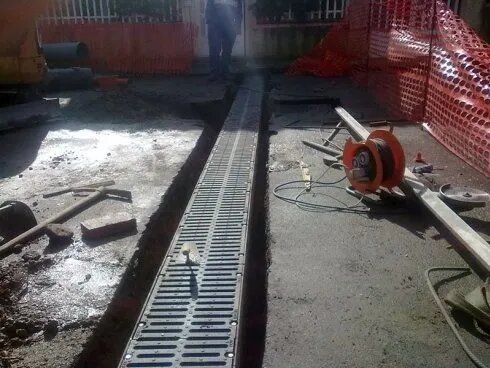 scavi per lavori di impiantistica idrica