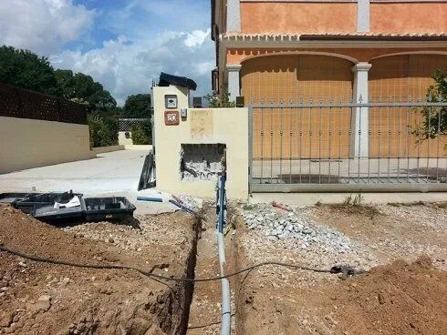 scavi per nuovi impianti abitazioni