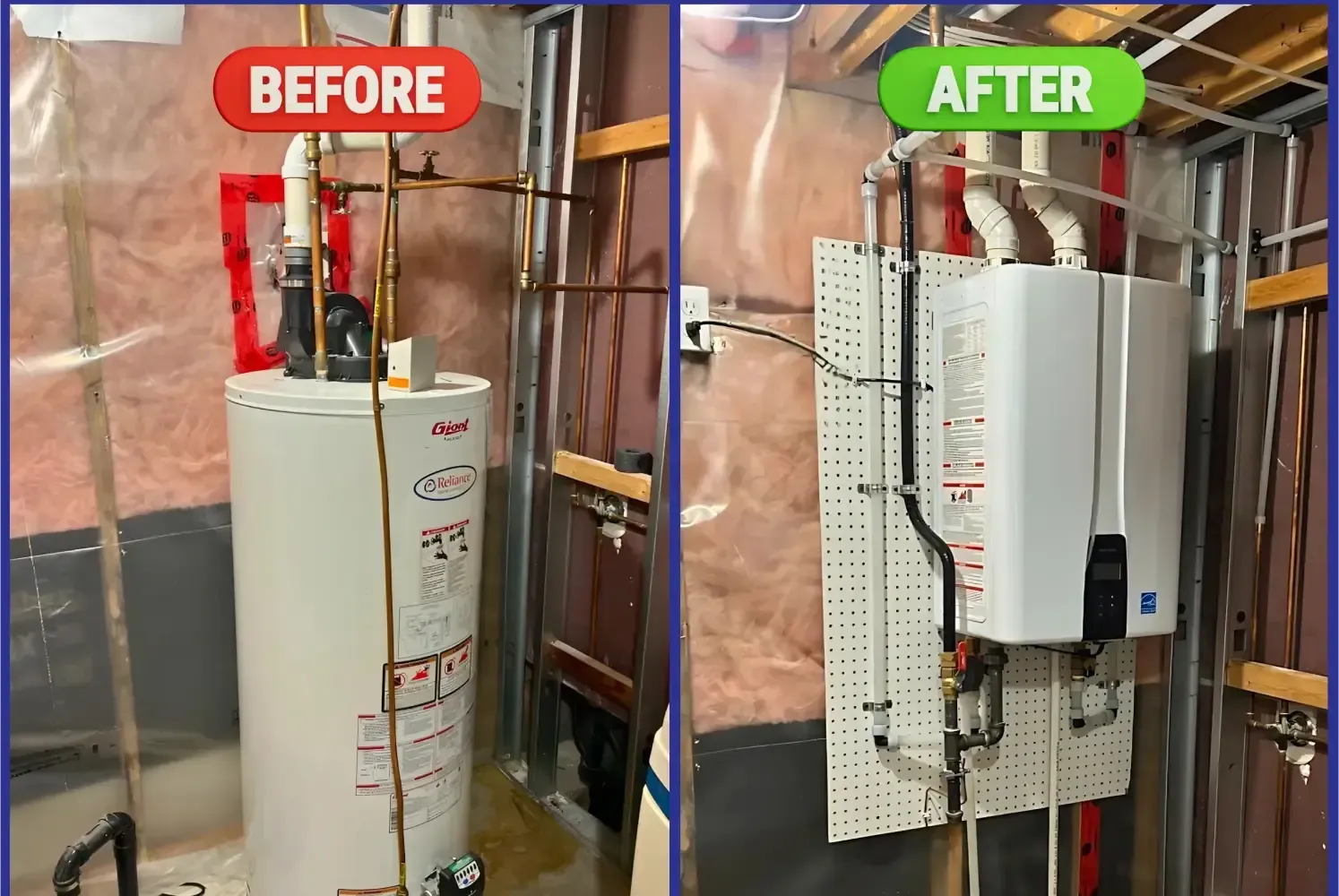 From Inefficient Rental to Energy-Smart Tankless System