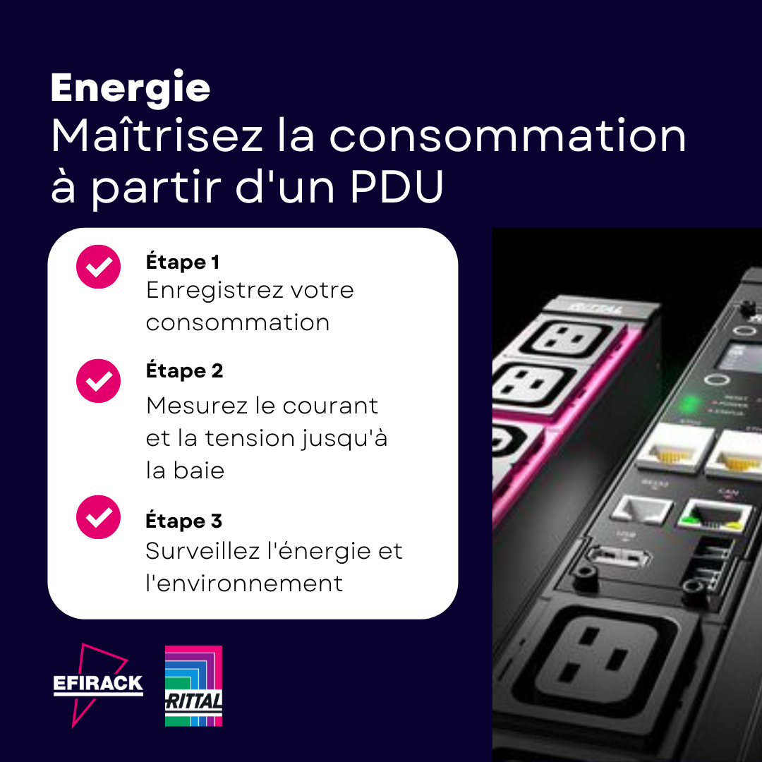 maitrise de la consommation à partir d'un pdu en 3 étapes