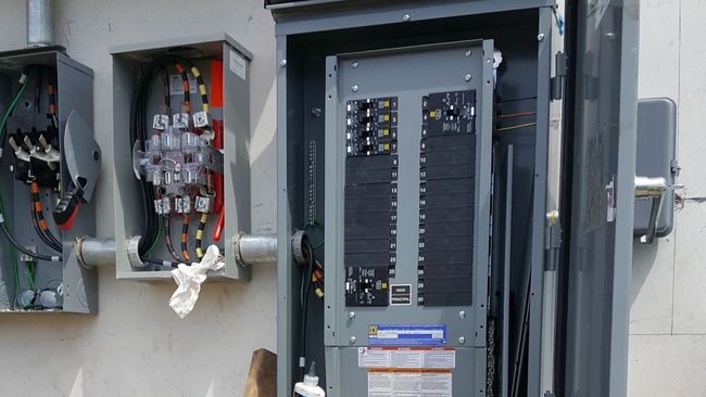 electrical panel installation