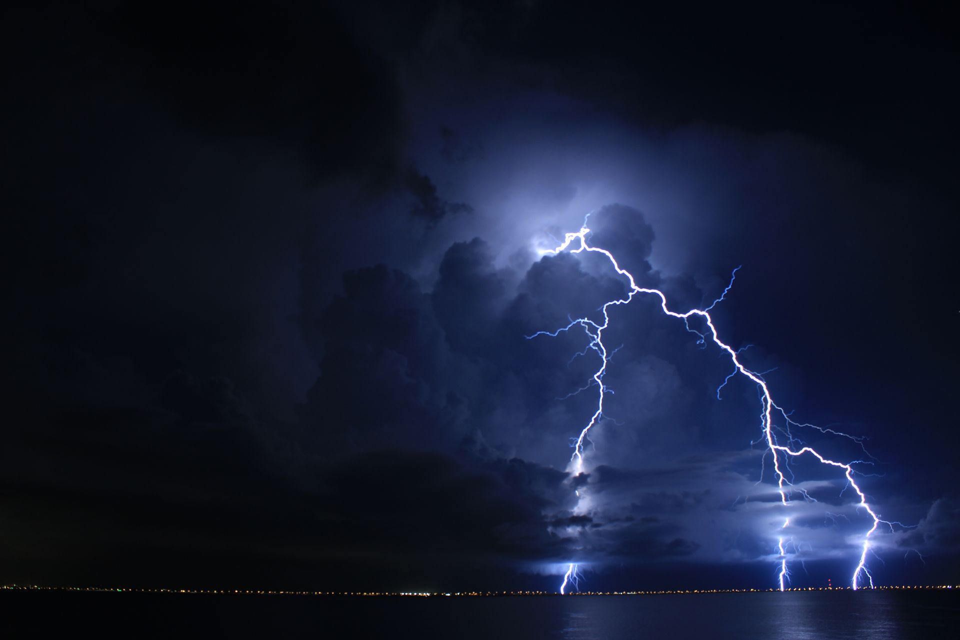 Lightning over Tampa Bay urging need for surge protection