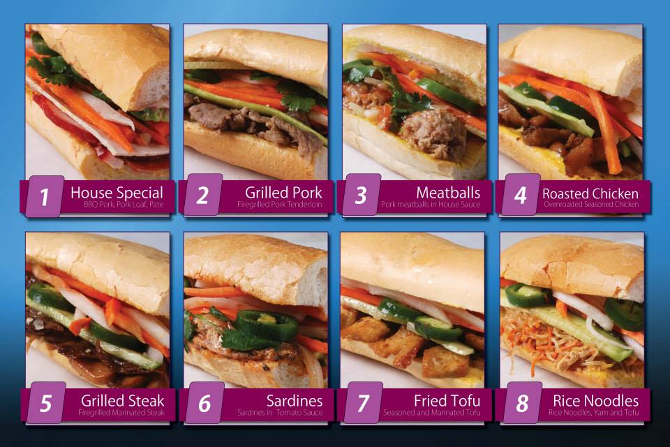 Banh Mi Menu — Milwaukee, WI — Xankia