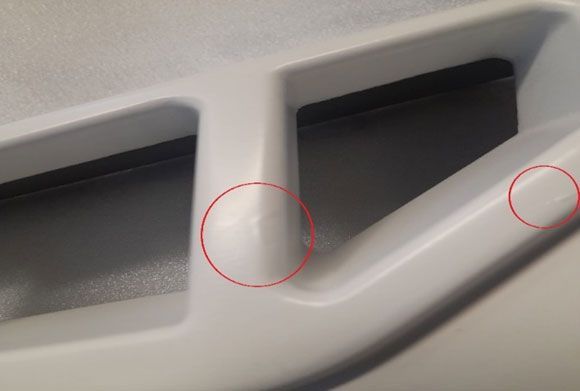 controlli estetici difetto stampo