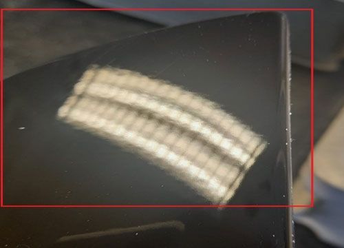 alluminio verniciato in nero lucido prima