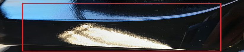 Particolare in ABS verniciato in nero lucido prima