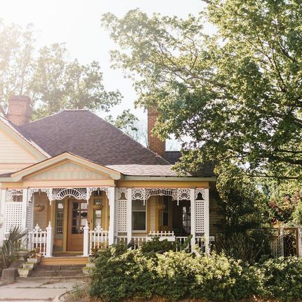 Historic yellow home in downtown Greenville