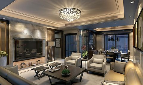 Luxury Living Room — Farmington Hills, MI — Anstandig Electric