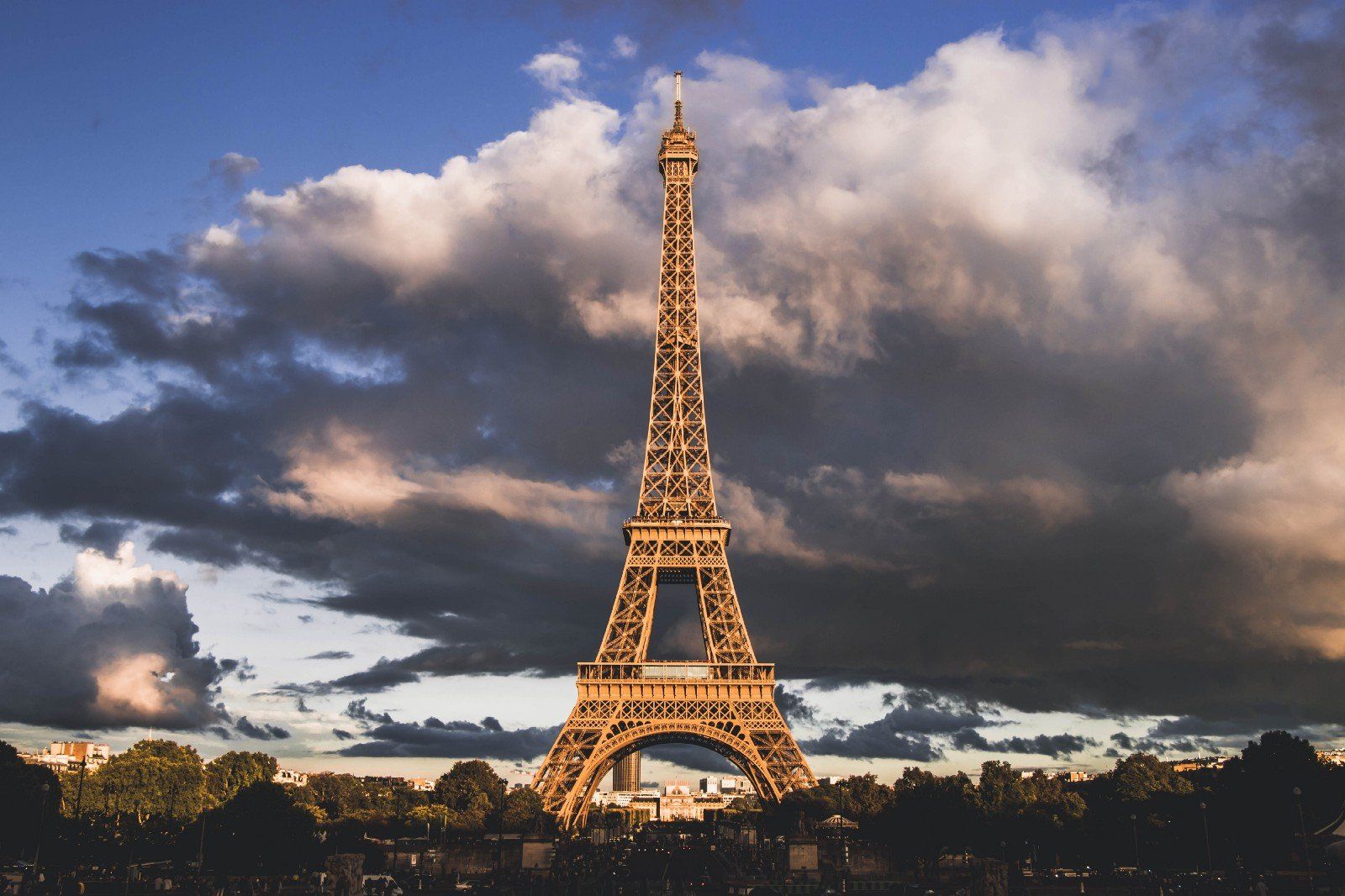 French Eiffel Tower in Paris