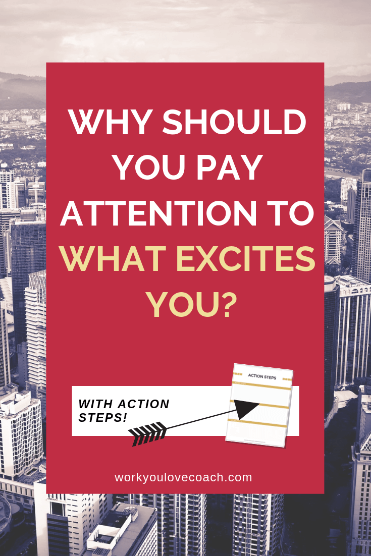 Why should you pay attention to what excites you? 