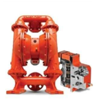 Una bomba roja está colocada encima de una superficie blanca.