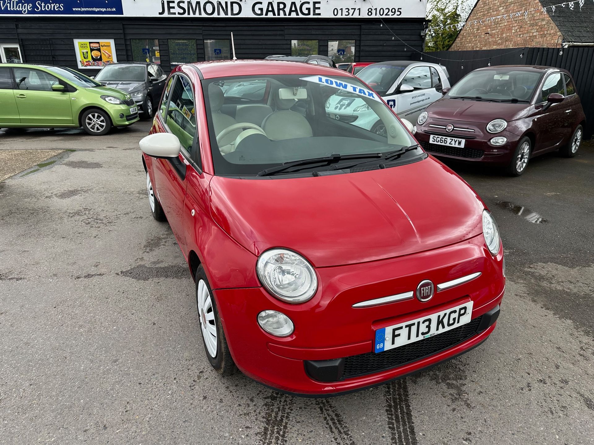 Fiat 500 RED 2013 74878 MILES