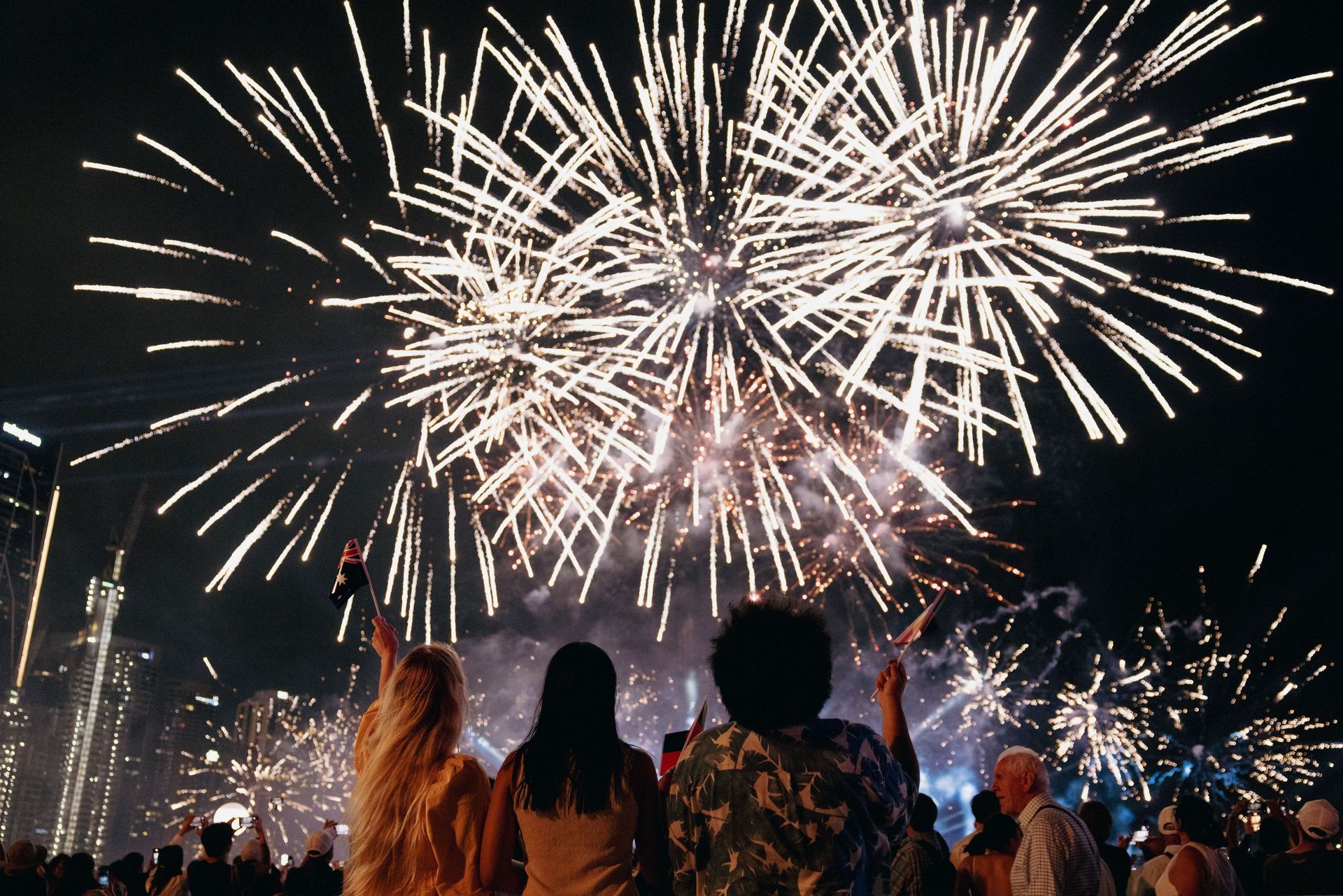 Australia Day celebrations include fireworks in Sydney and Bunbury in Western Australia