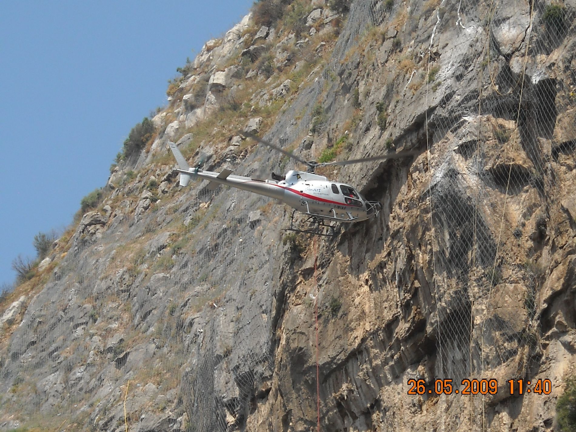 lavori di sicurezza ad alta quota