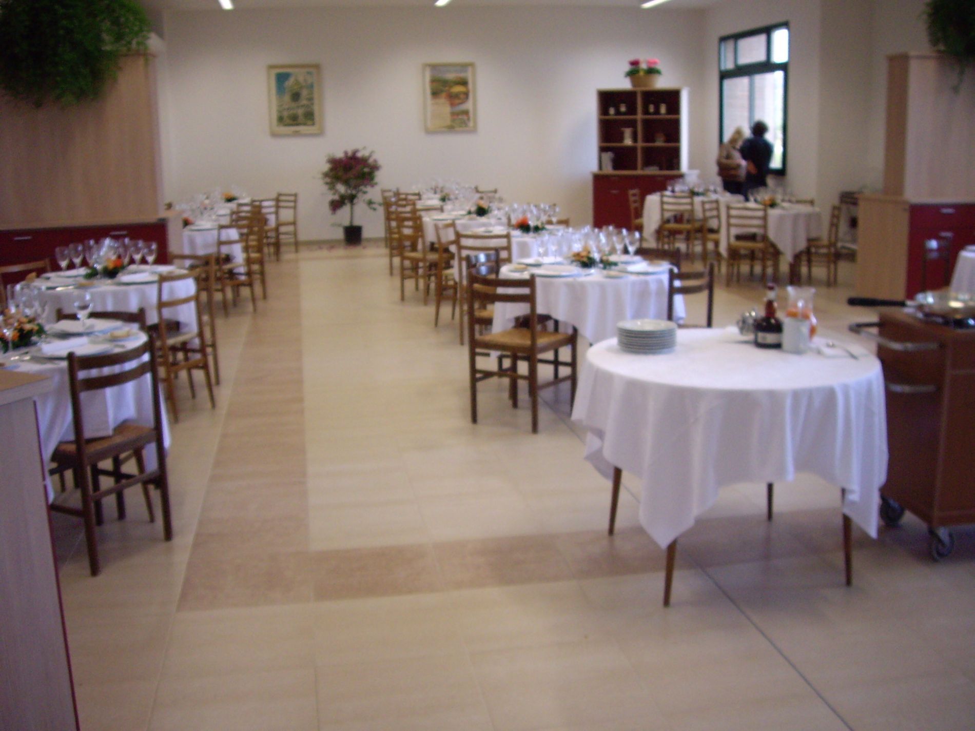 interni sala ristorante dopo ristrutturazione
