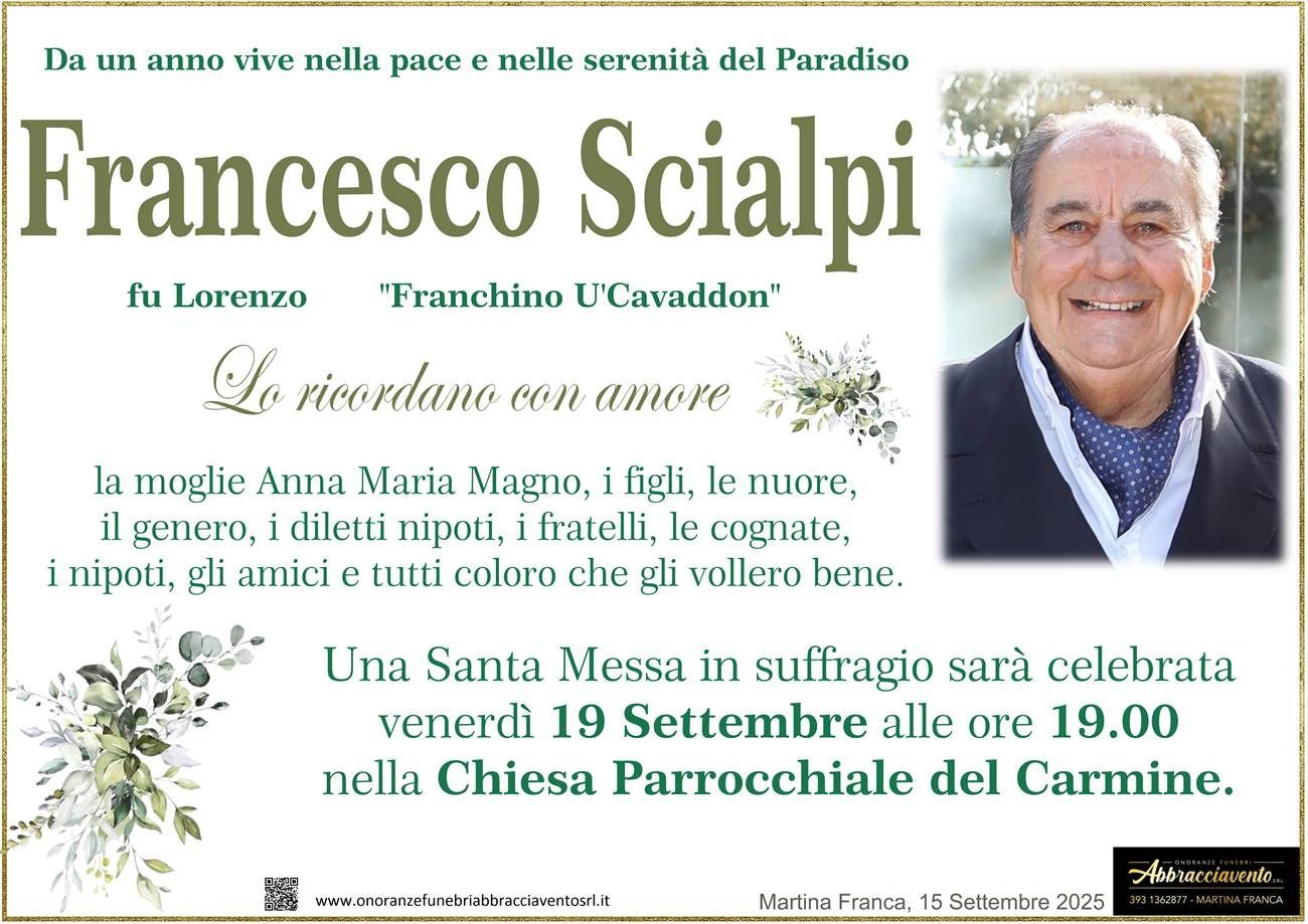 necrologio Francesco Scialpi